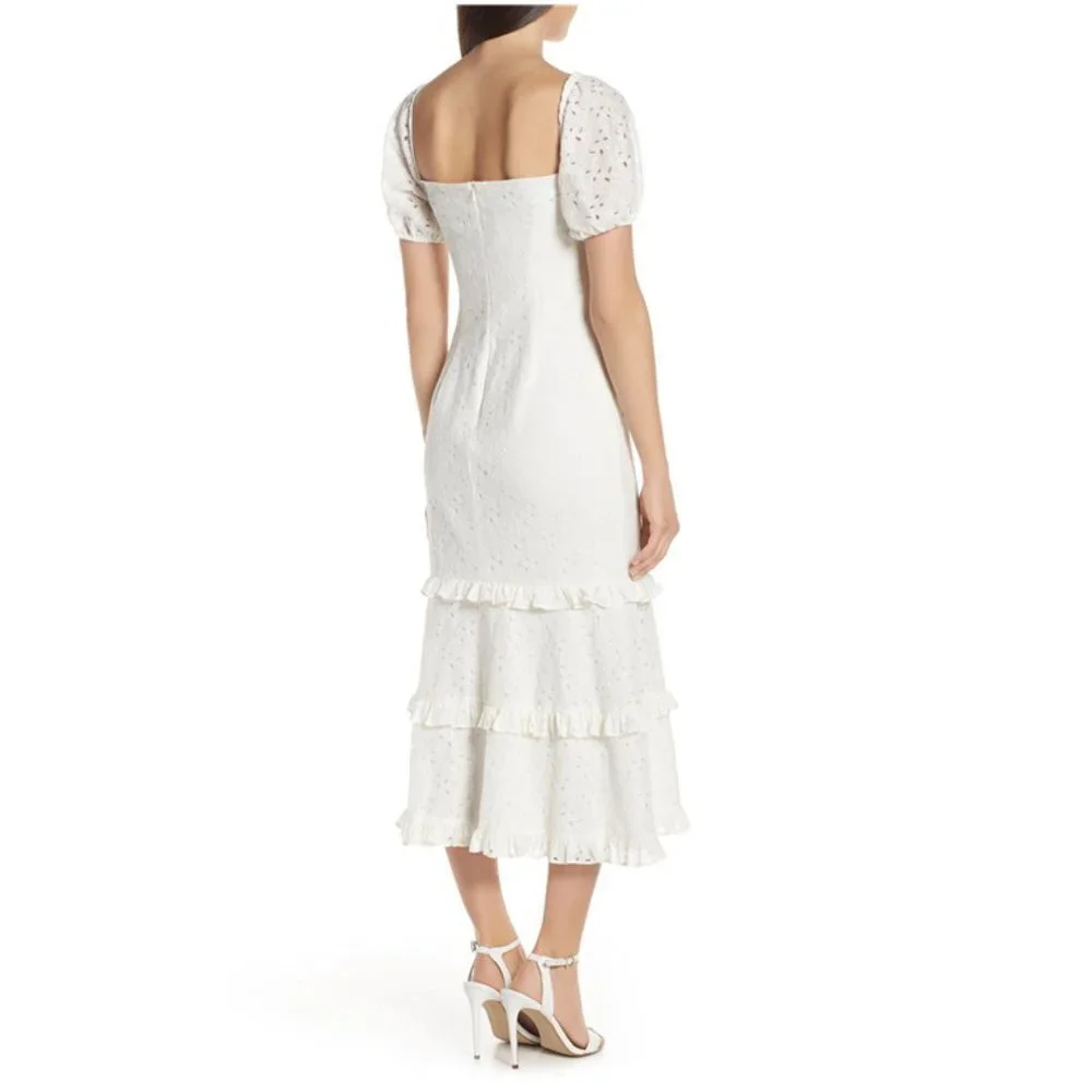 Revolve Keepsake Higher Lace Dress Ivory - Picture 3 of 3